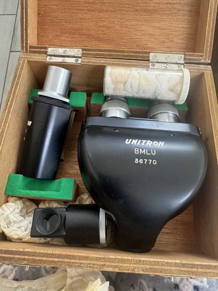 UNITRON BMLU Phase Microscope 15X Binocular Upright w/ Accessories
