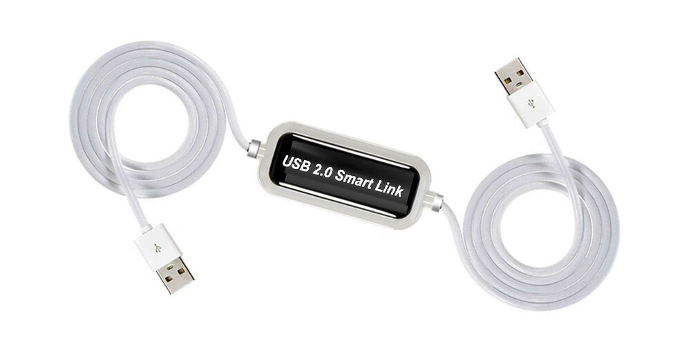 USB 2.0 Cable For Keyboard Mouse Sharing And Data File Transfer