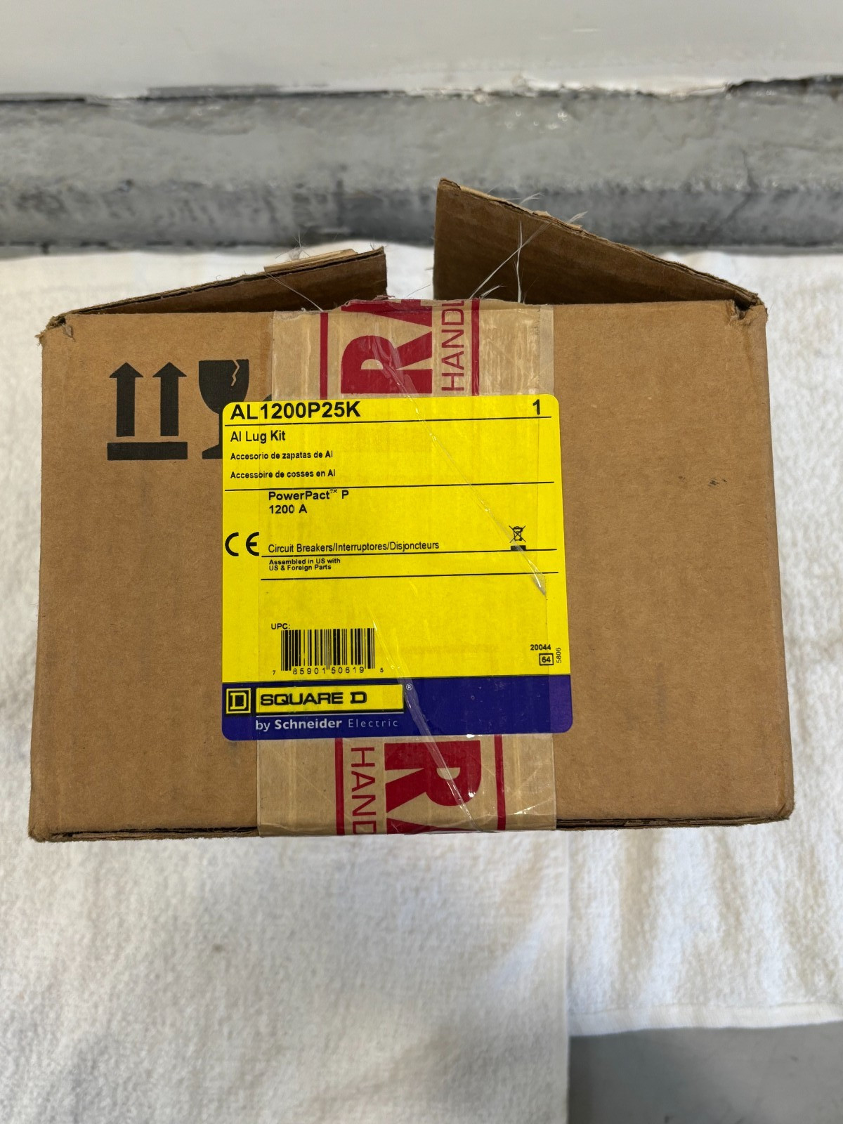 Schneider Electric AL1200P25K PowerPacT P Breaker Lug 800-1200A