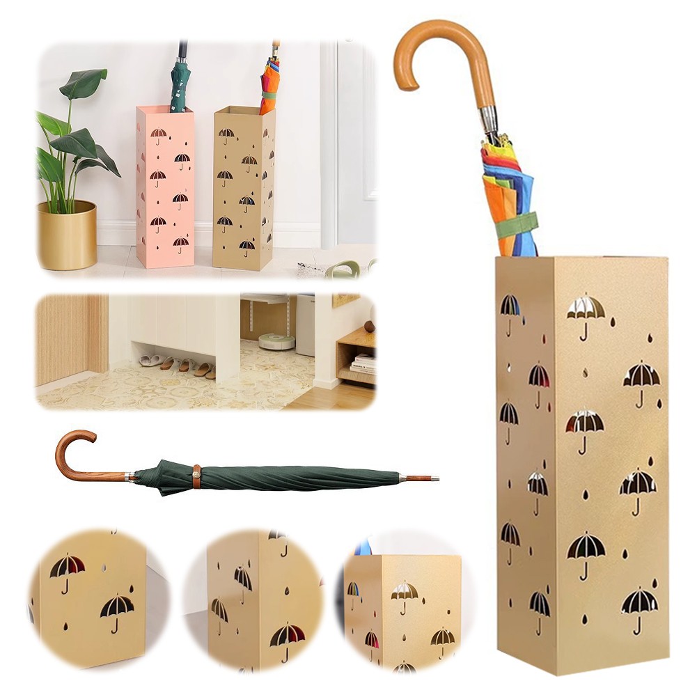 Metal Chic Umbrella Holders Multipurpose Entryway Home Hotel Office Decors