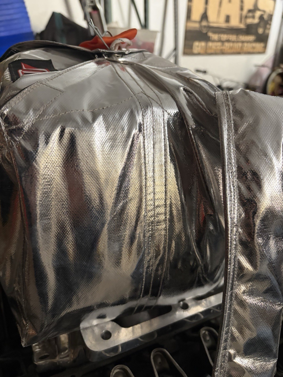 new DJ Safety 12' parachute black hemi nitro alky funny car top fuel Mooneyham