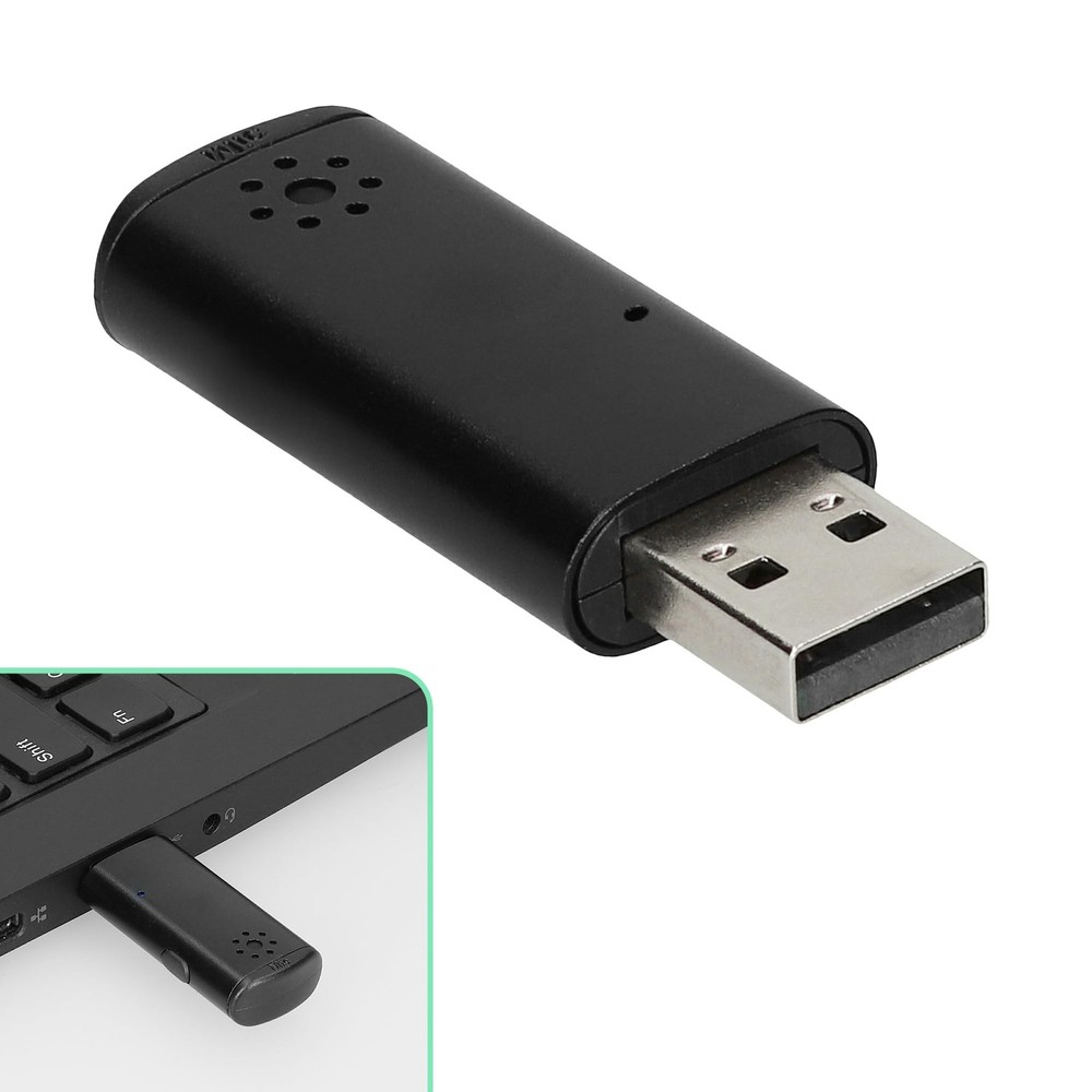 USB Microphone For Laptop Desktop PC Mini Plug & Play Computer Mic Clear Call
