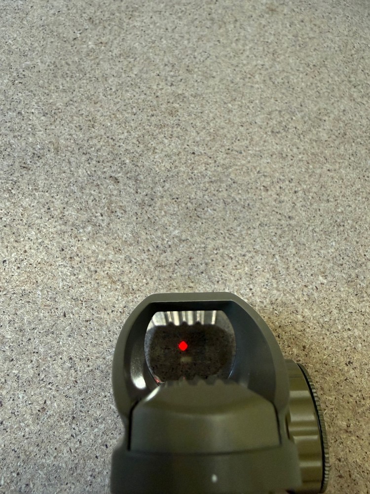 dagger defense ddht red/green dot reflex sight tan multiple reticles