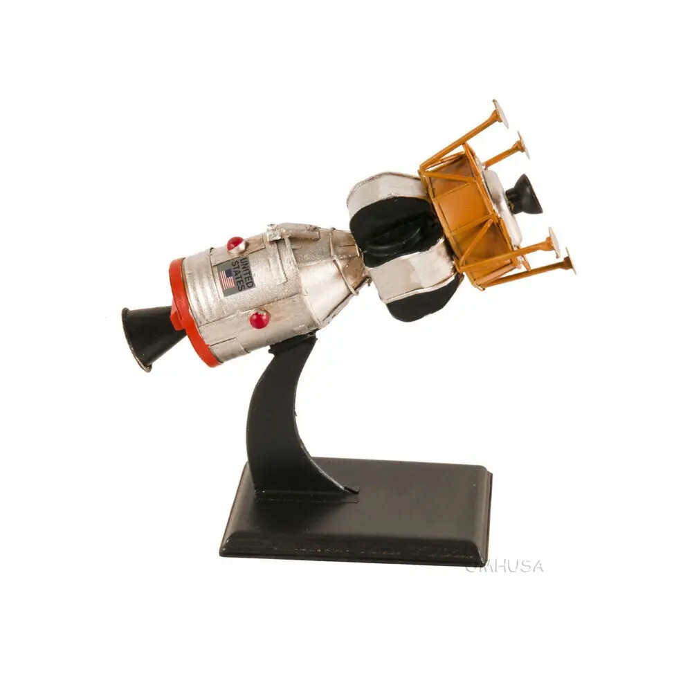 Apollo 11 Spacecraft Metal Model 8.5" Space Mission Command & Lunar Module