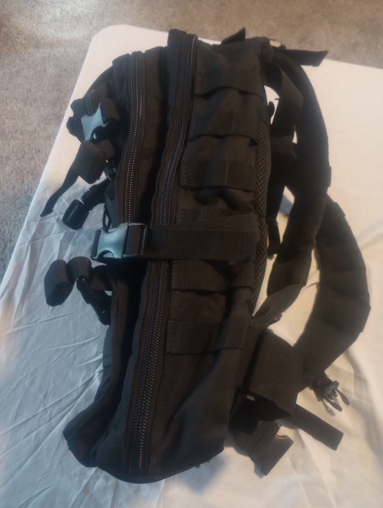 Seibertron Tactical Series Large Capacity Backpack Black