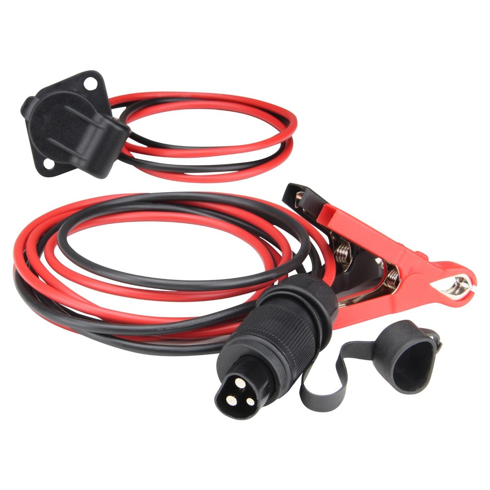Motorcycle Jump Starter Kit - Socket for Retrofitting + Fully Insulated Starter Cable