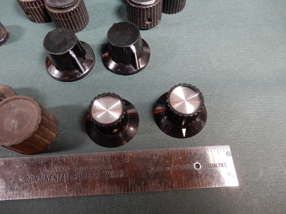 Raytheon and Other Equipment Knobs Shown