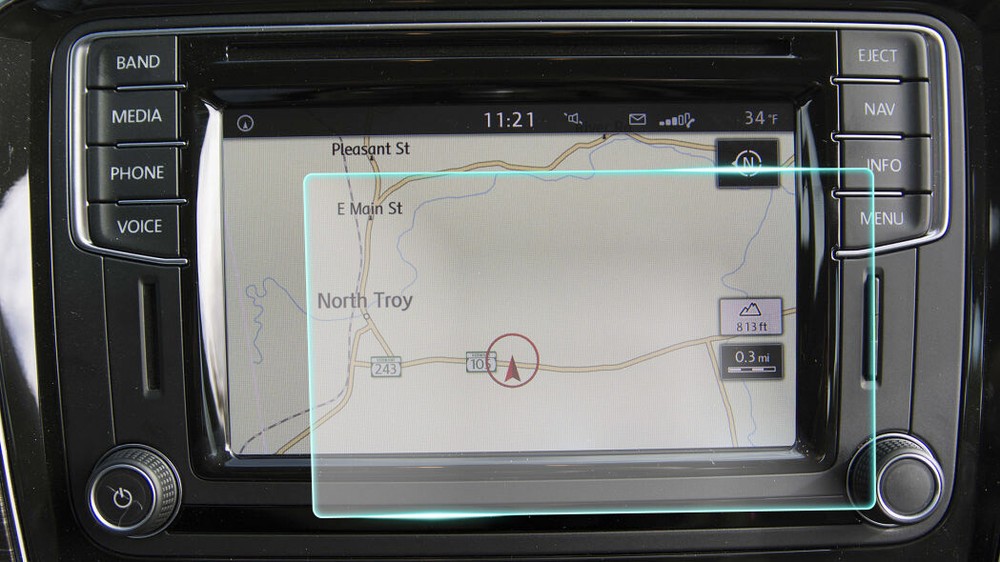 Crystal Clear Screen Protector for 2016 Volkswagen Passat Vehicle Navigation