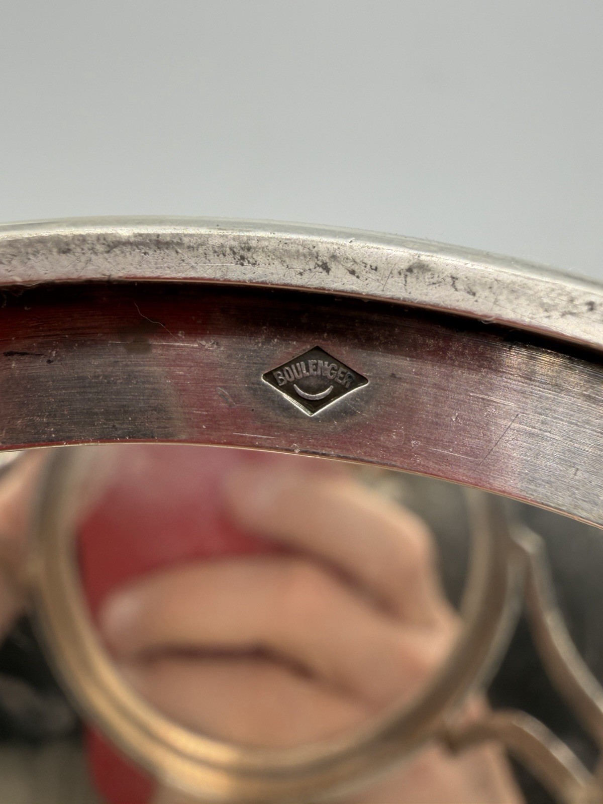 French Boulenger Art Deco Sterling Silver Cheese Serving Dish, 510 grams