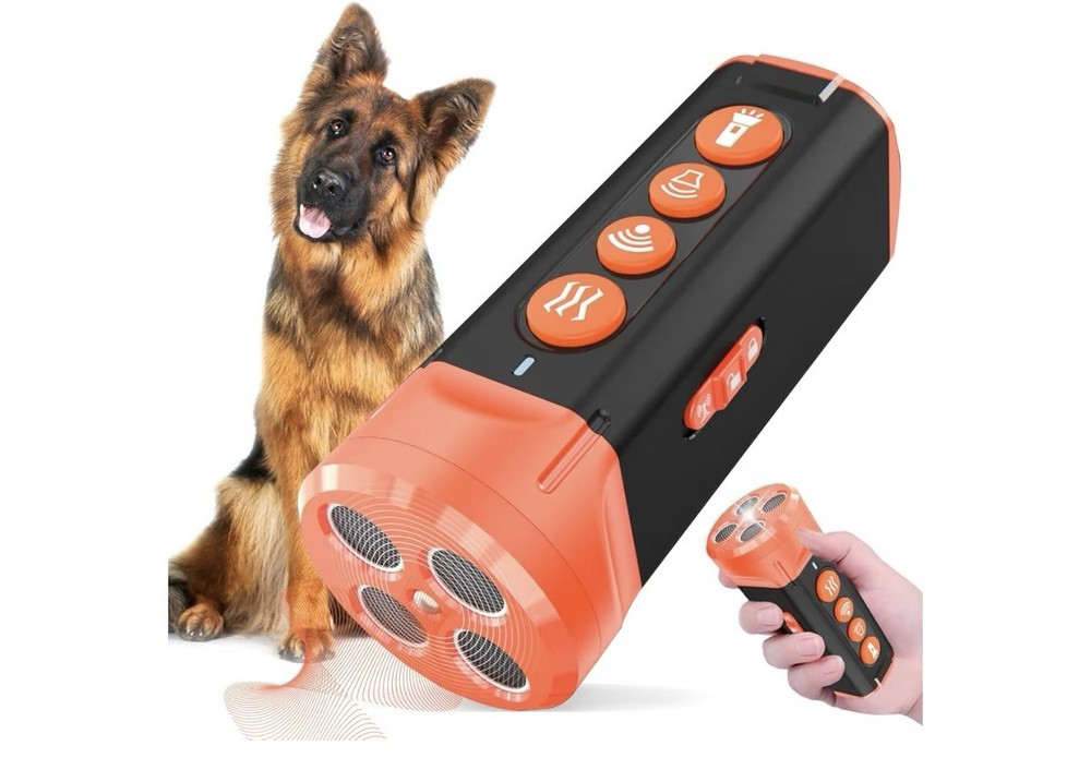 Dog Barking Deterrent Device Portable Ultrasonic Bark Control Repeller Silencer