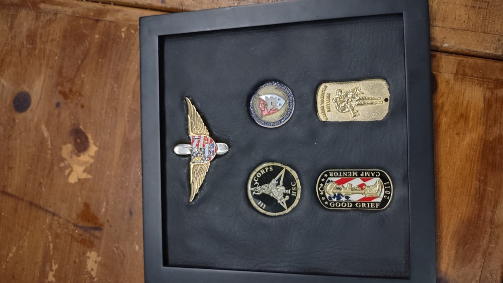 ARMY MEDAL WALL DISPLAY Real