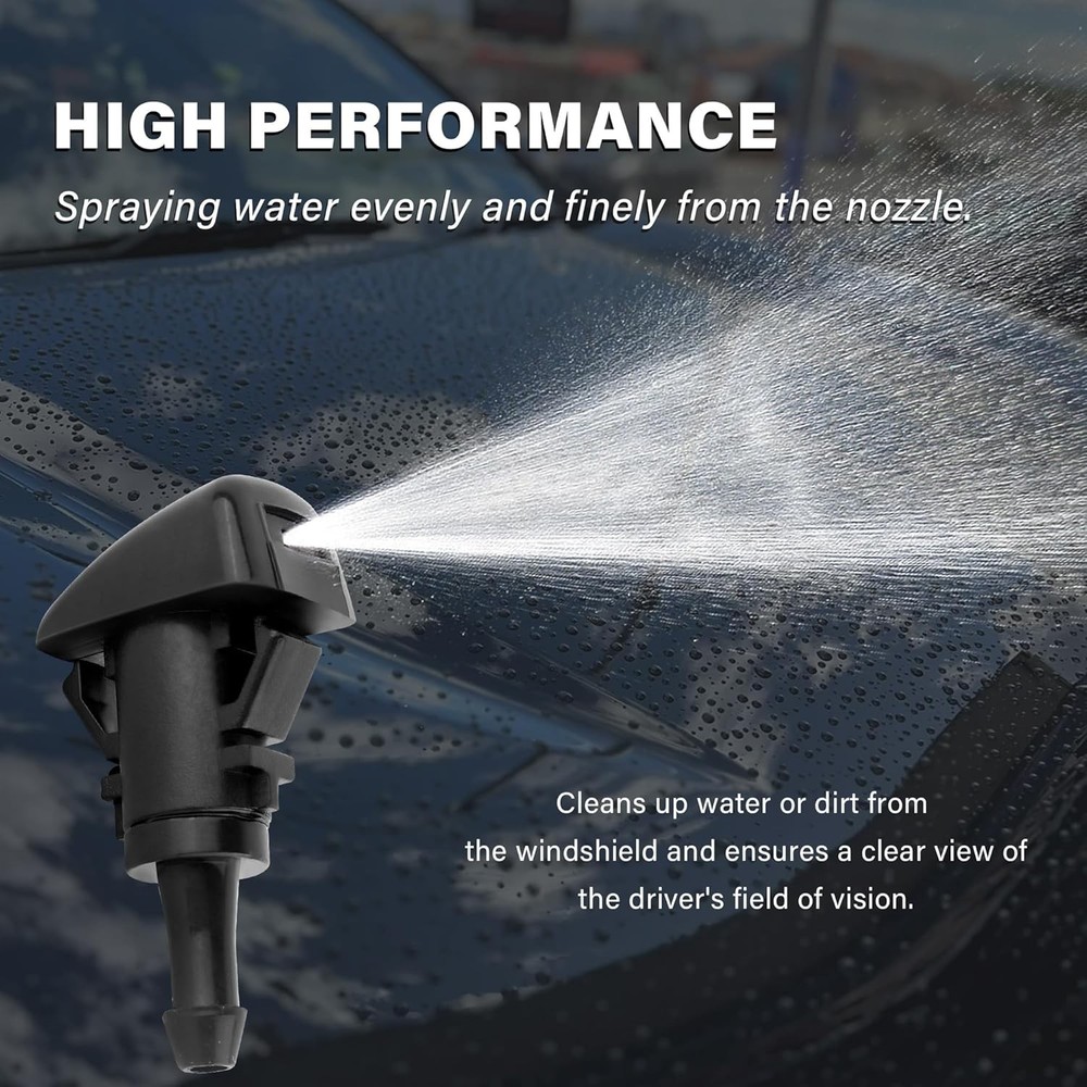 2PCS Front Windshield Washer Nozzle Compatible with Chrysler Dodge Ram,Car Winds