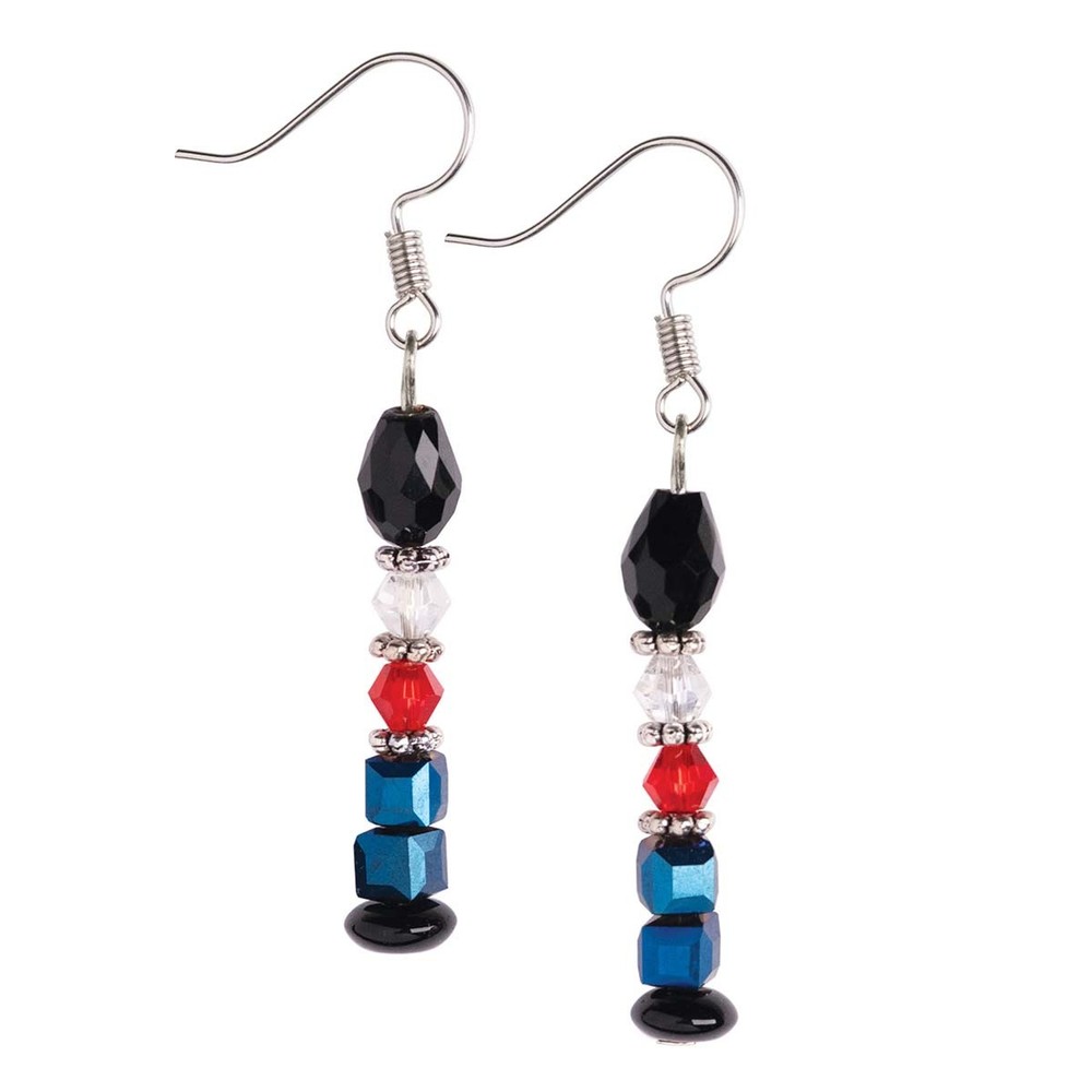 Solid Oak Toy Soldier Earrings Beading Kit