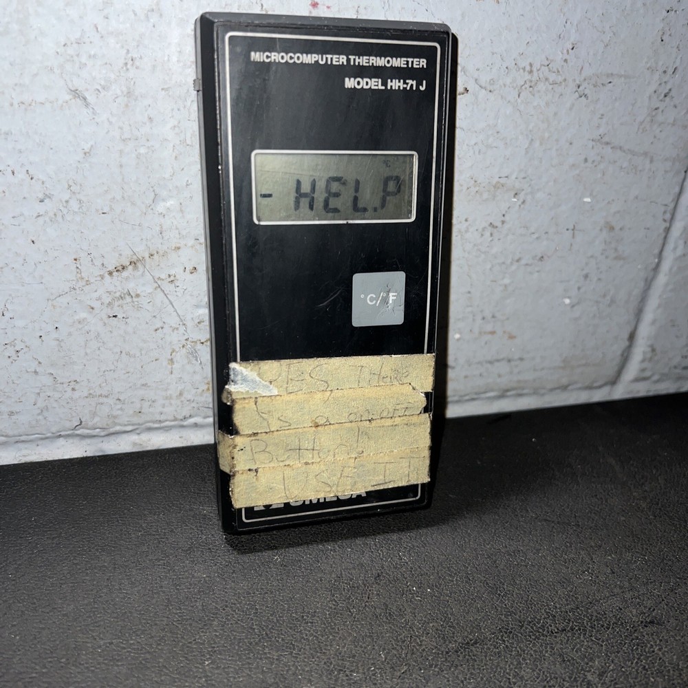 Omega Model HH-71 TH J Microcomputer Thermometer (No thermistor)