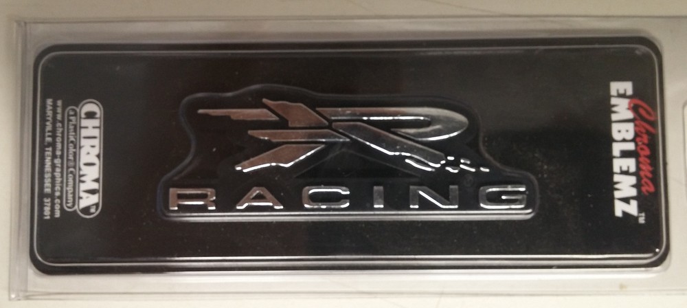 r racing sticker 3d decal emblem auto