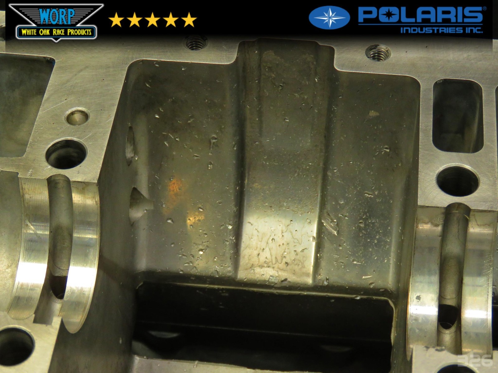 2011 POLARIS RZR XP 900 MATCHED CRANKCASE CRANK CASE SET BOTTOM END