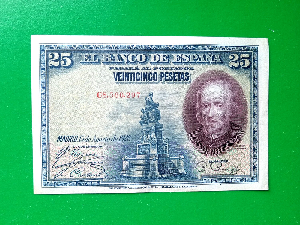 25 pesetas Spain 1928
