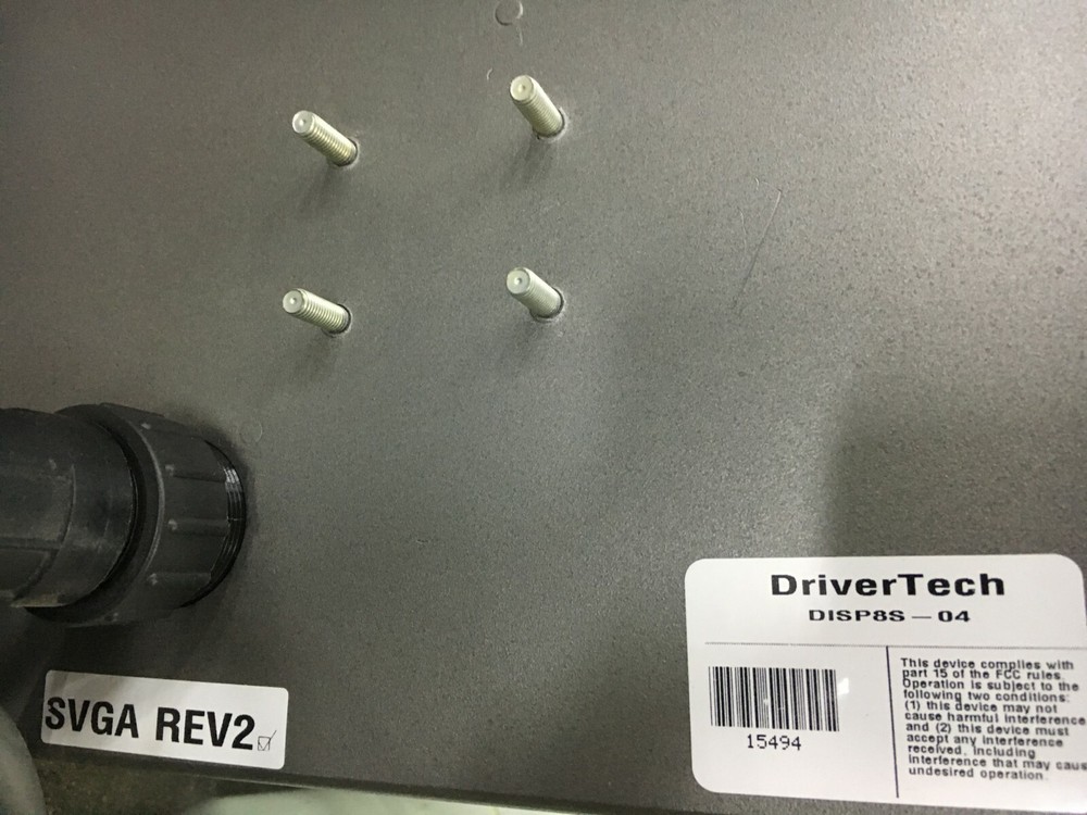 DriverTech bundle: DISP8S-04, DT4000, GPS antenna, & associated cables