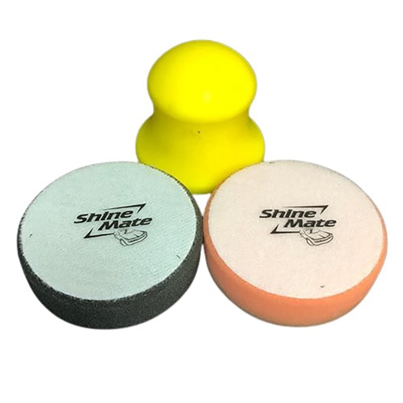 ShineMate Foam Waxing & Polishing Kit  3-pc-set