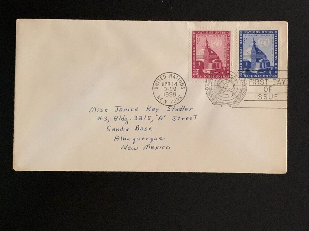 United Nations New York 61, 62 First Day Cover FDC
