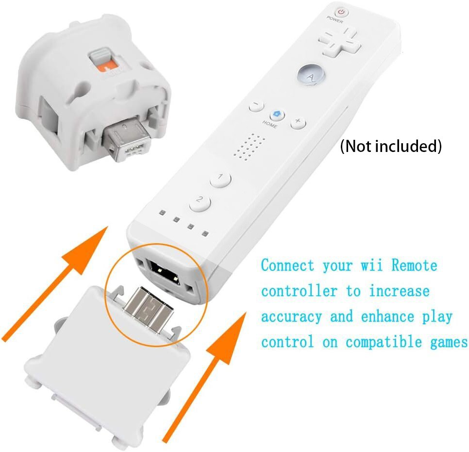 Motion Plus Adapter Sensor for Nintendo Wii Remote Controller Accuracy Enhance