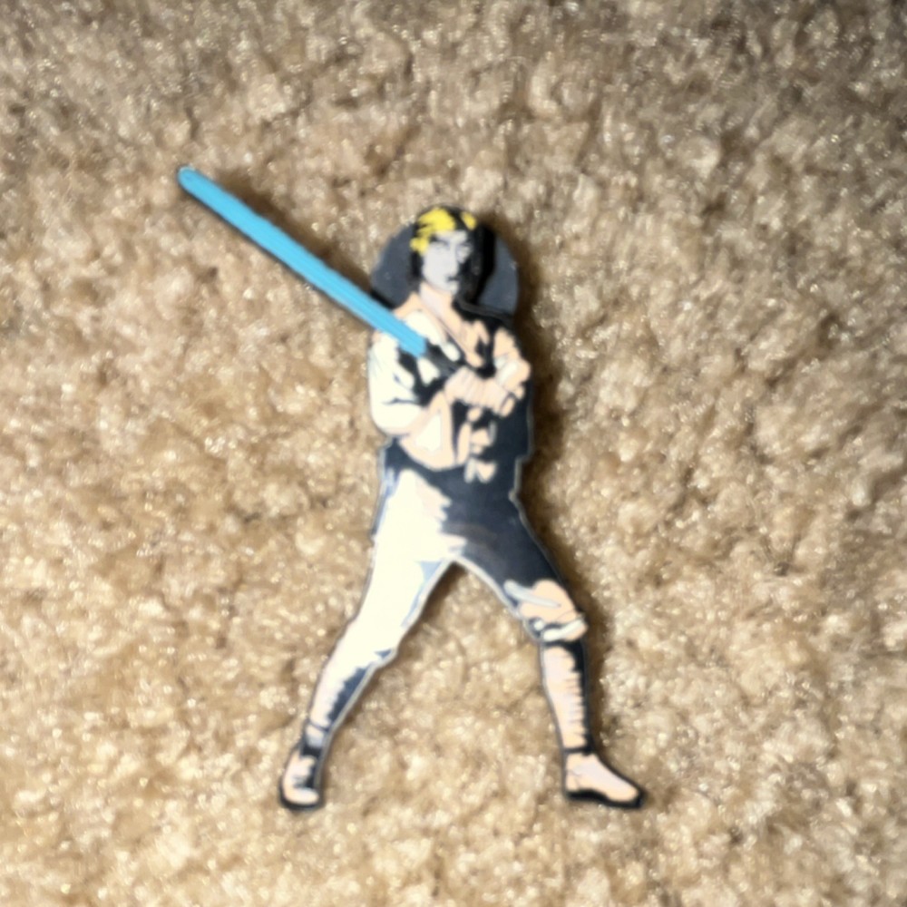 Star Wars Luke Skywalker Pin with Blue Lightsaber