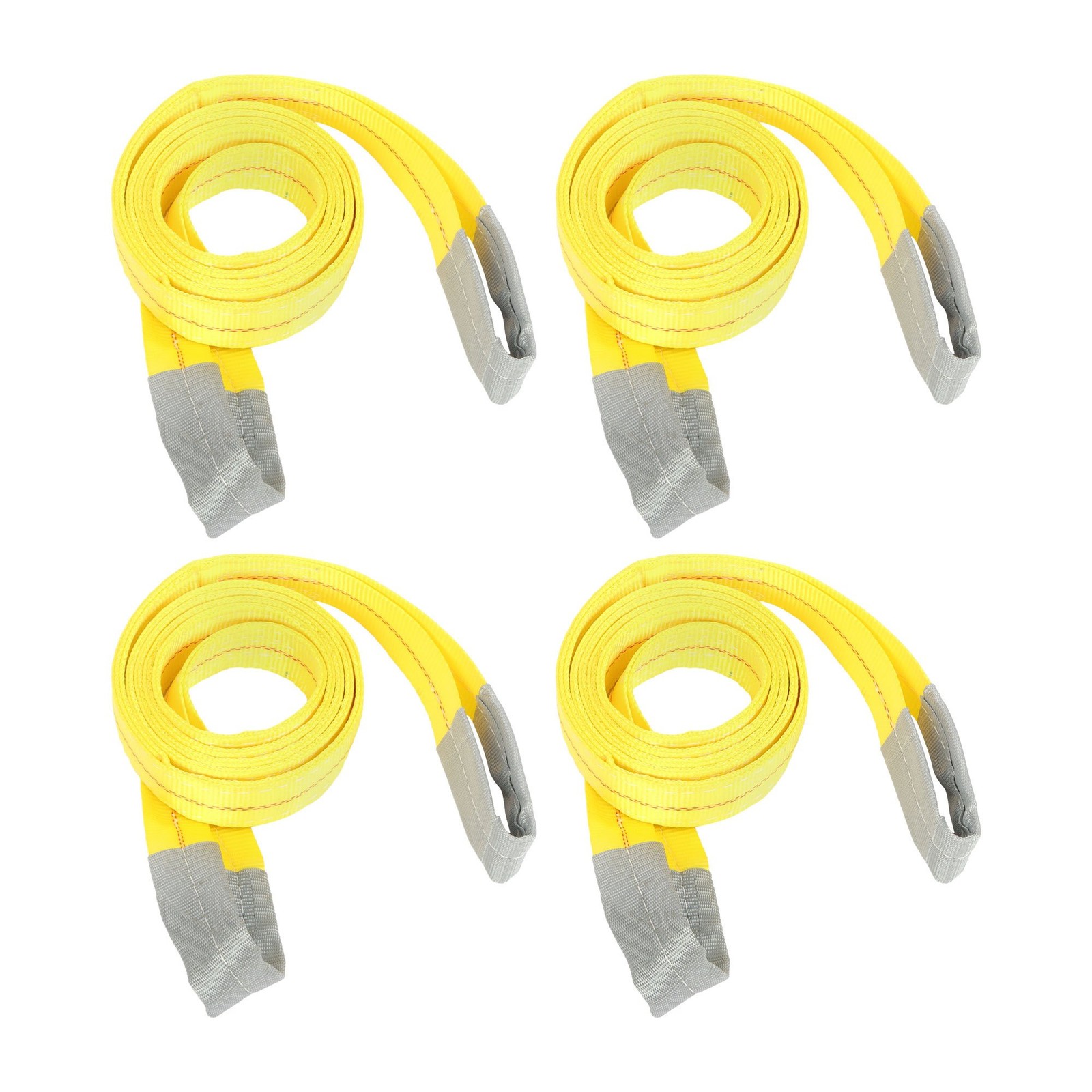 4 Pack Lift Sling Straps 10Ft X 2In 14000 lbs Lifting Slings Crane Towing Straps