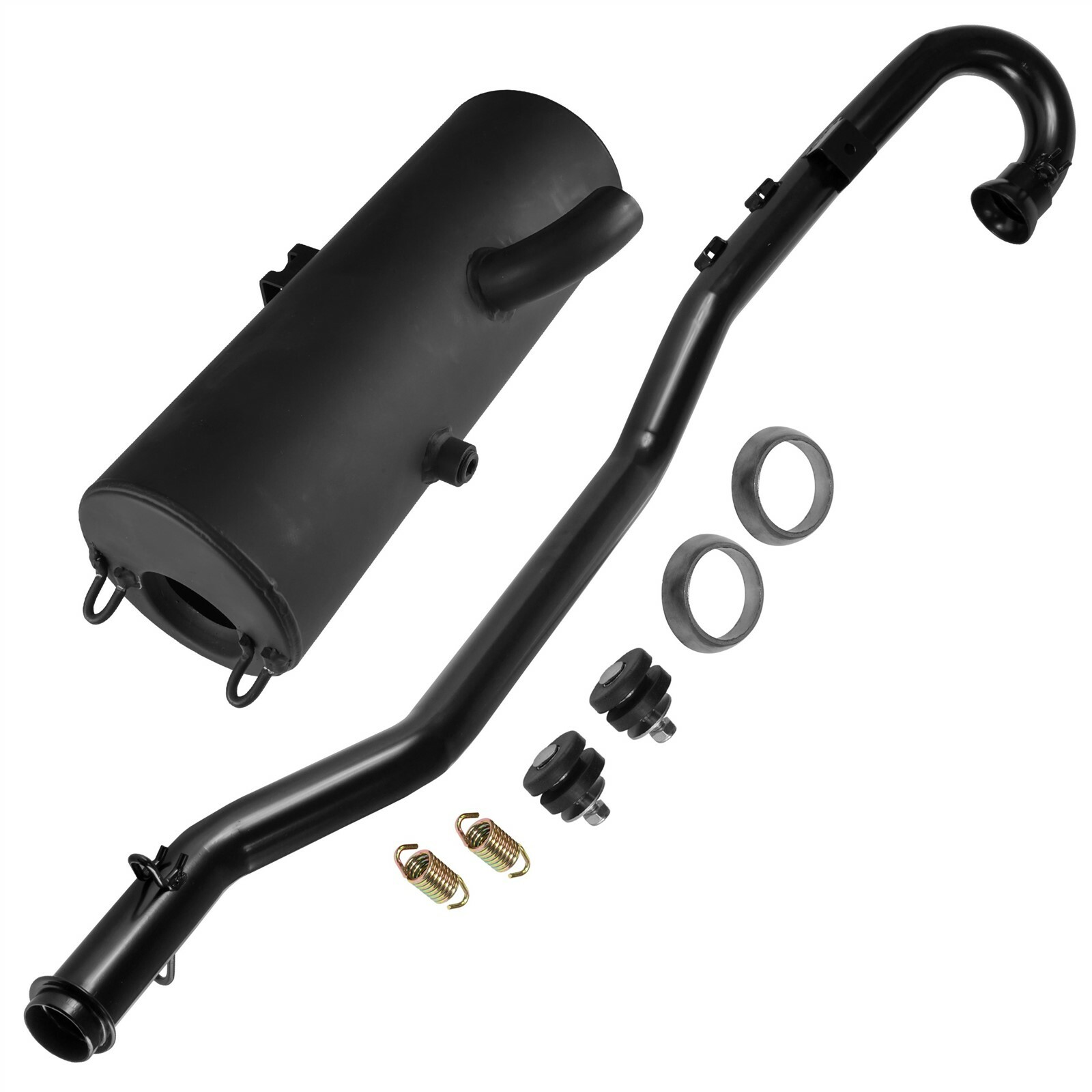 Exhaust Muffler & Pipe W/ Gasket For Polaris SPORTSMAN 600 2003 2004