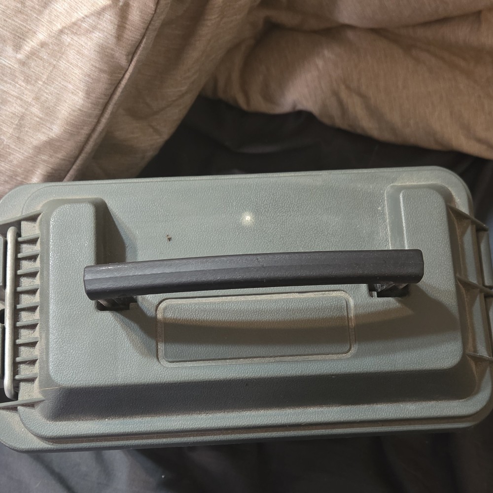 Mossy Oak Mini Plastic Ammunition Can Green Stackable Waterproof Lockable