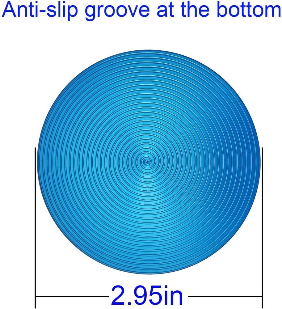 Jack Pad Slotted - Universal Magnetic, Frame Rail Protector 75mm-blue
