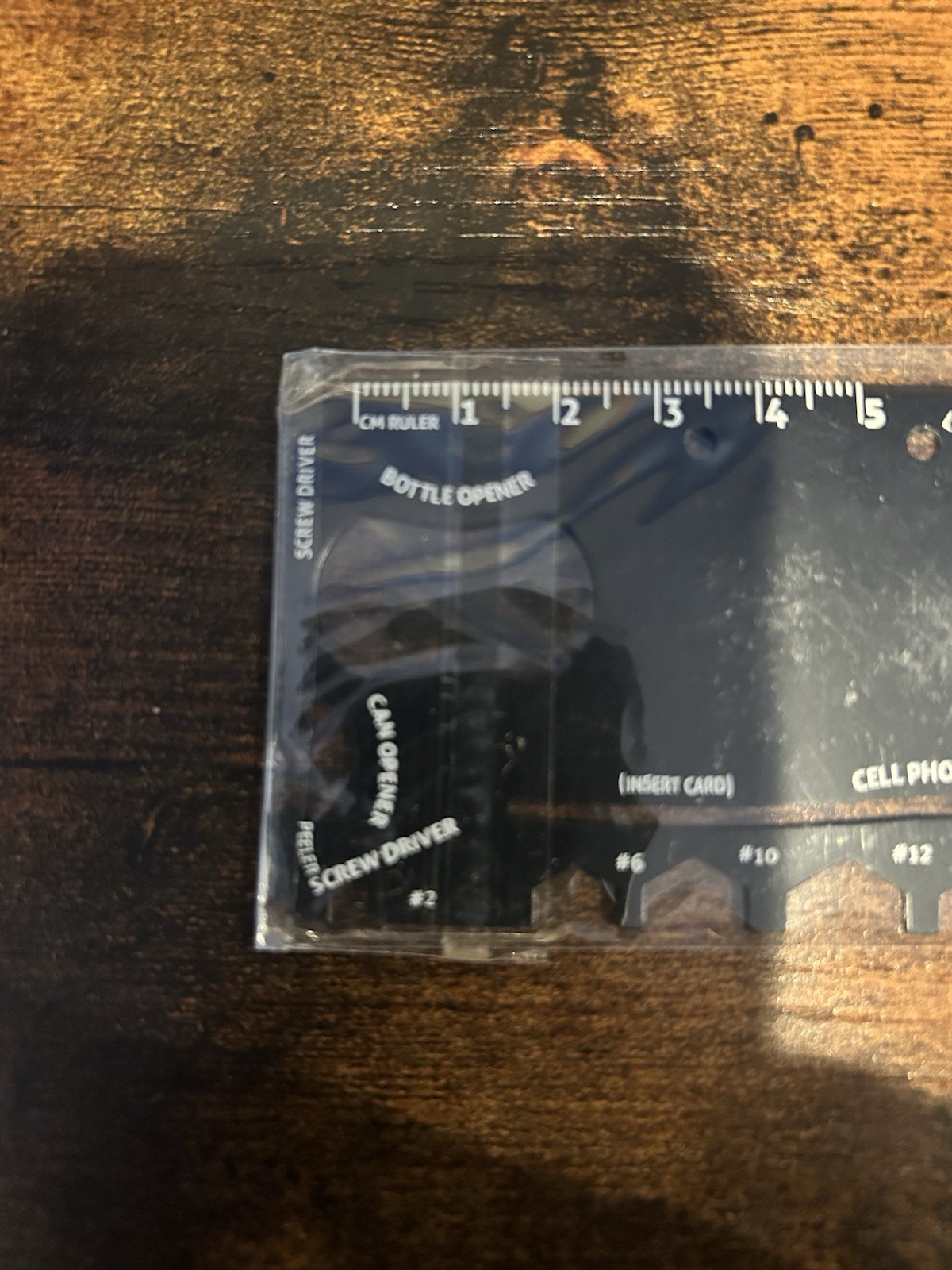 18 in 1 Wallet Multitool - Best Credit Card-Sized Tool for Emergencies - Black