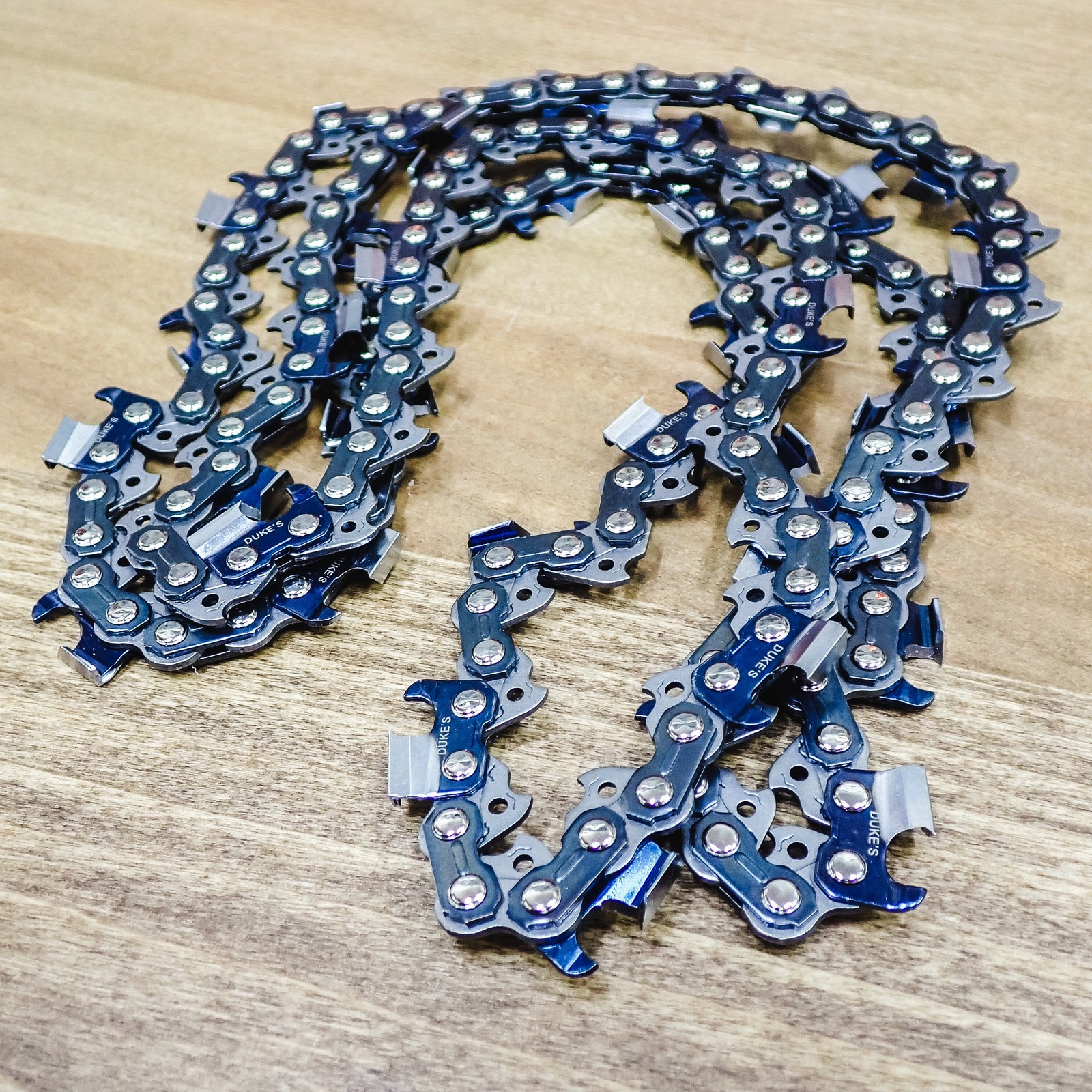 THE DUKE'S PROFESSIONAL HARD CHROME 3-PACK FULL-CHISEL CHAINSAW CHAIN