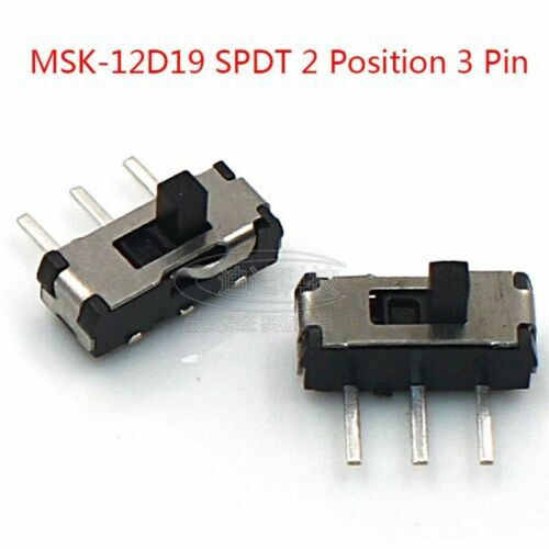 ON-OFF Micro Slide Switch SPDT 2 Position 3 Pin PCB Panel Microswitch SMD Switch