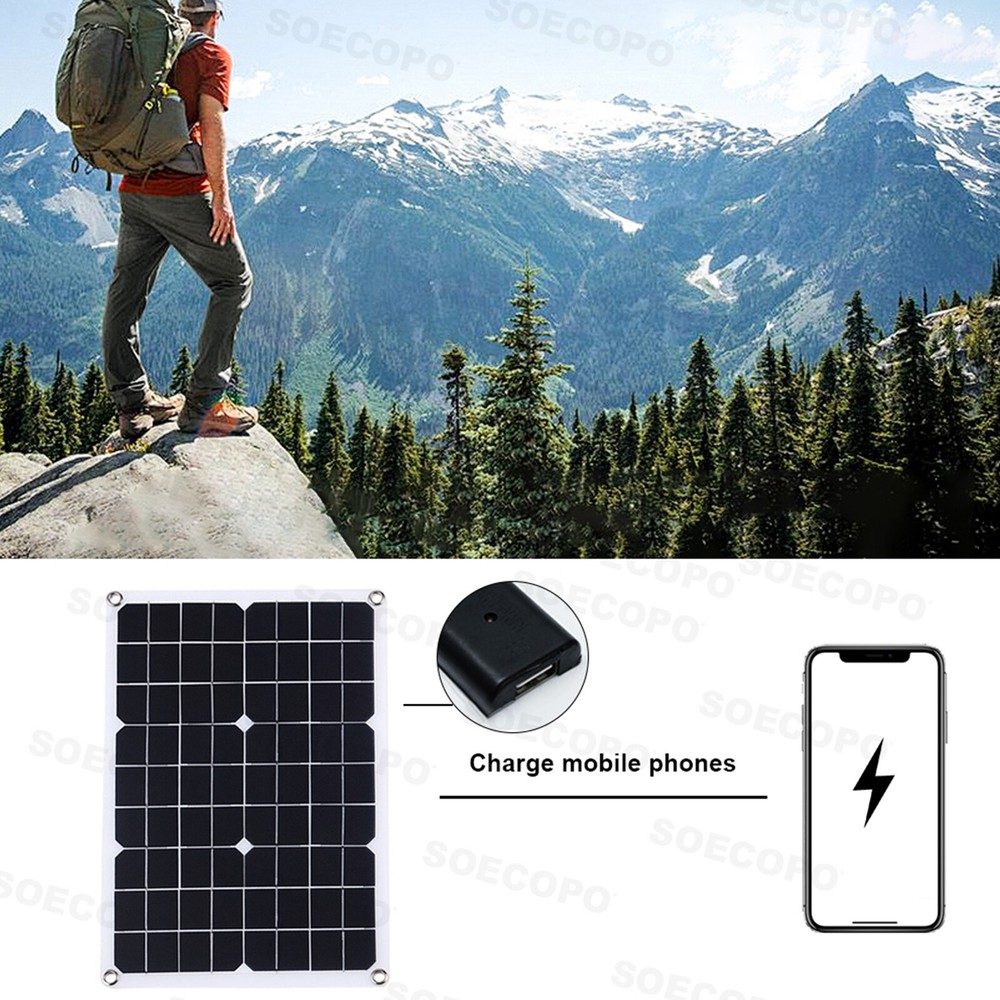 8000w 110v Solar Full Kit Inverter 300W Solar Panel Home 100A Controller System