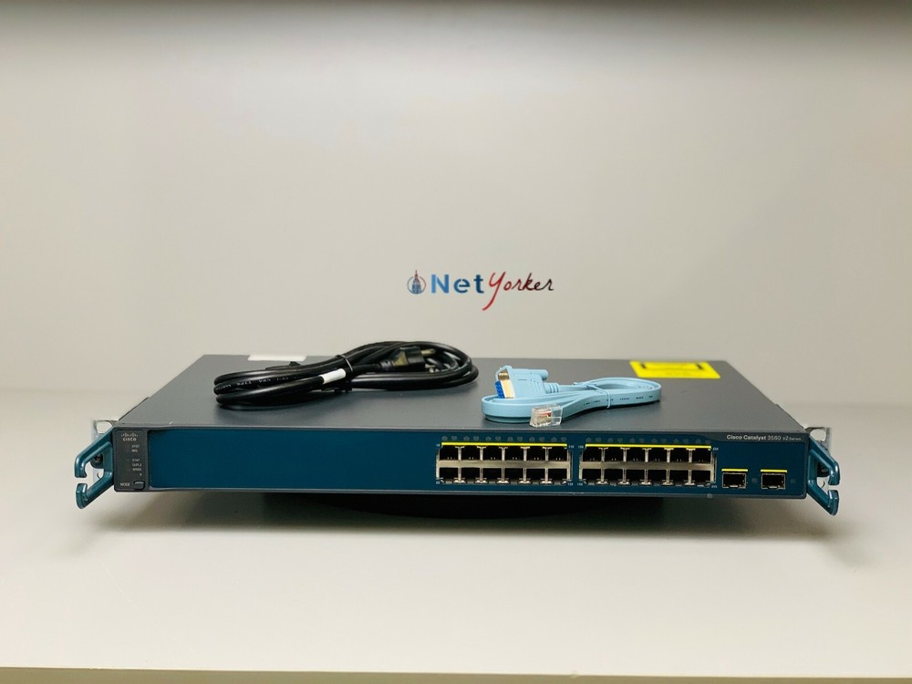 Cisco WS-C3560V2-24TS-E 24 Port Ethernet Switch - SAME DAY SHIPPING