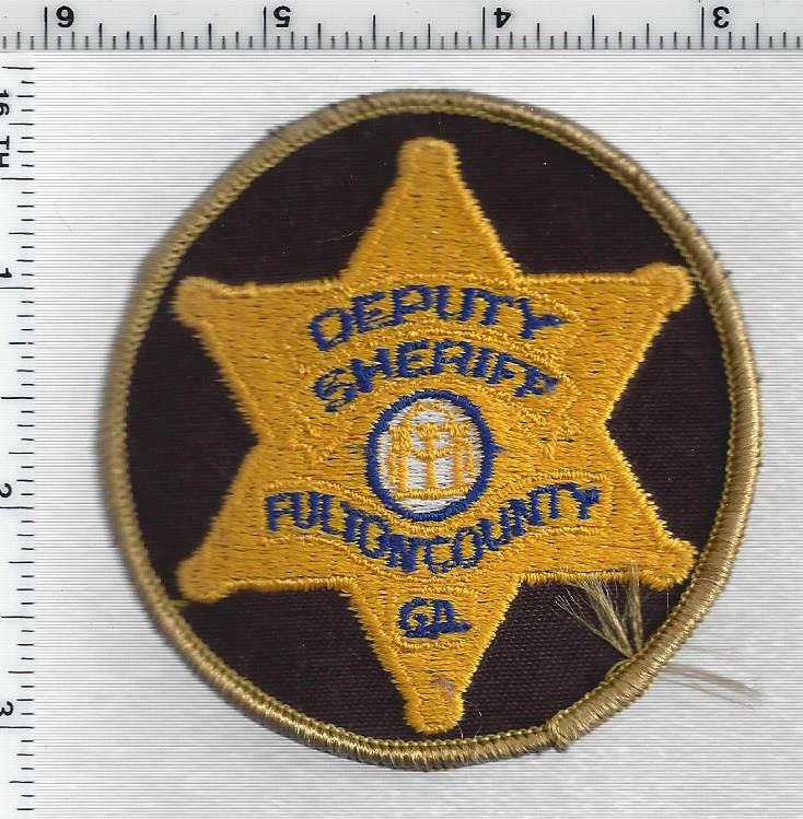 Fulton County Deputy Sheriff (Georgia) 1st Issue Cap/Hat patch