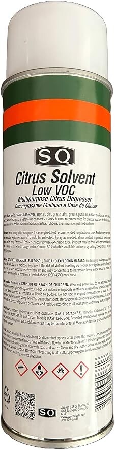 SQ Citrus Degreaser Low VOC, 15 oz