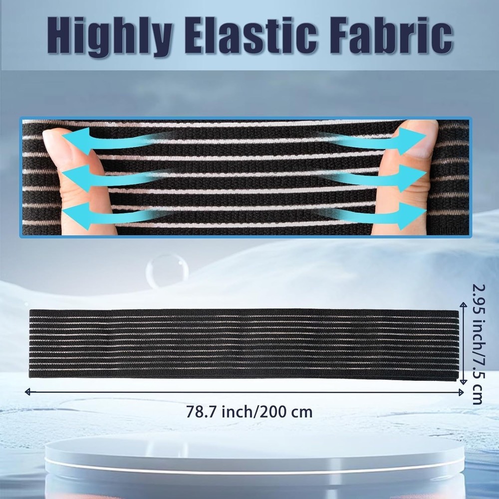 Adjustable 2 Pcs Thigh & Hamstring Compression Sleeves for Active Recovery