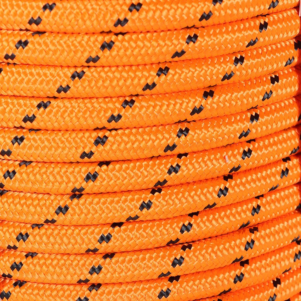 1/2"x200' Double Braid Polyester Bull Tree Camping Tree Rope Line Nylon Core US