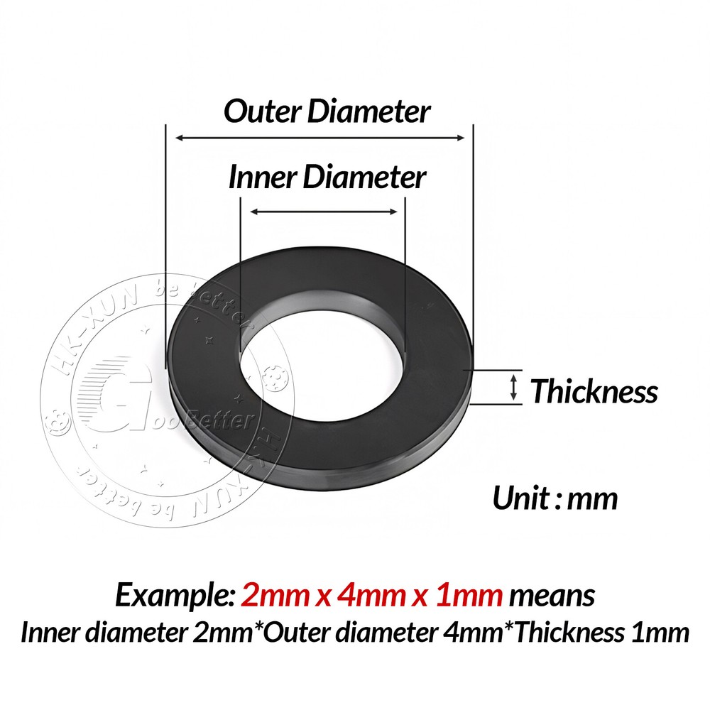 Solid NBR Nitrile Rubber Washer 2mm Thickness pick own size 4mm-44mm Diameter