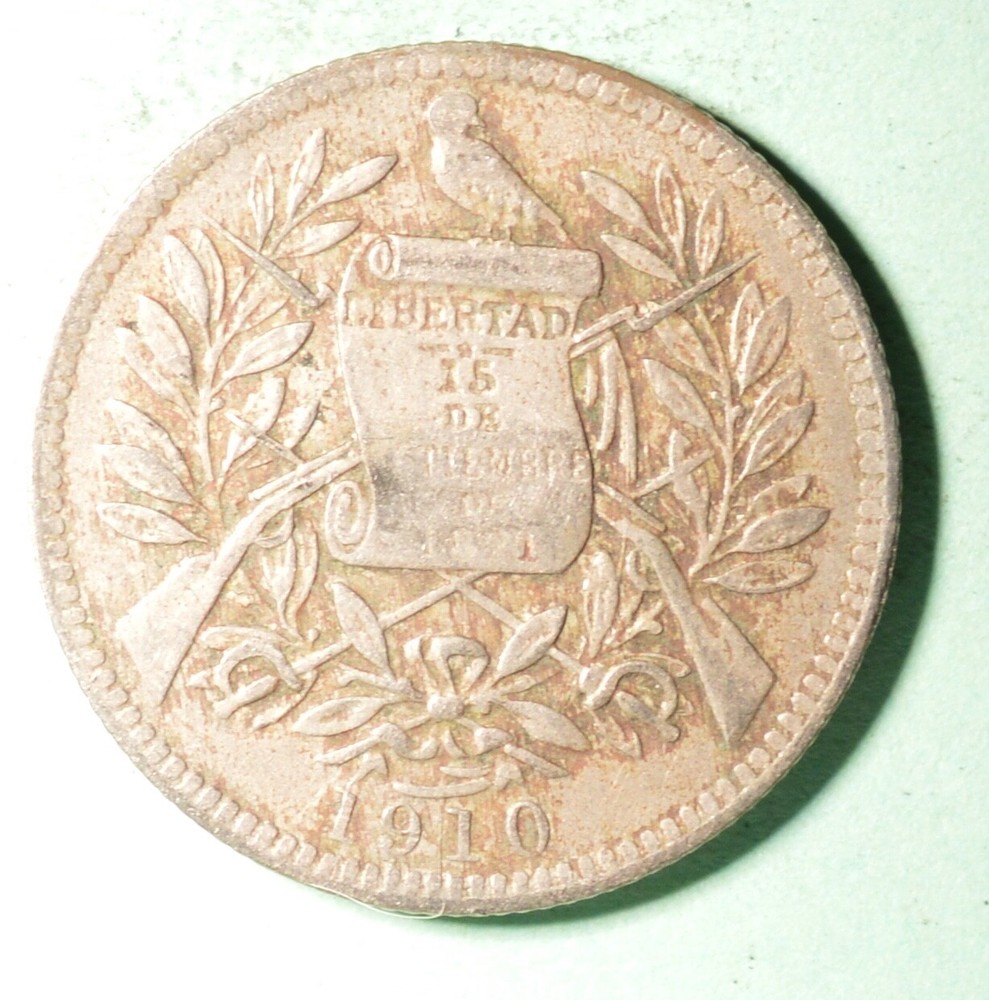 Guatemala 1 Real 1910 - InvD-285