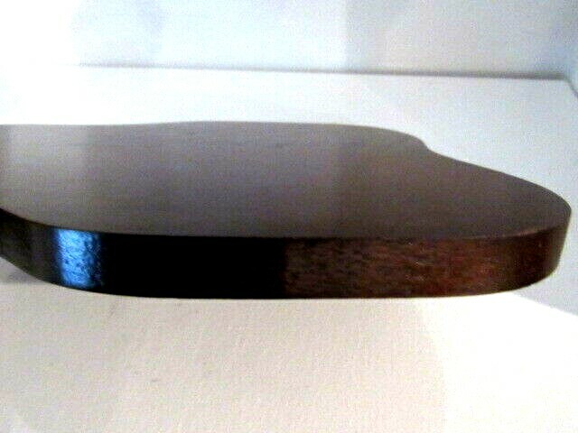 Solid Wood Pear Shaped Cutting Board With Brass