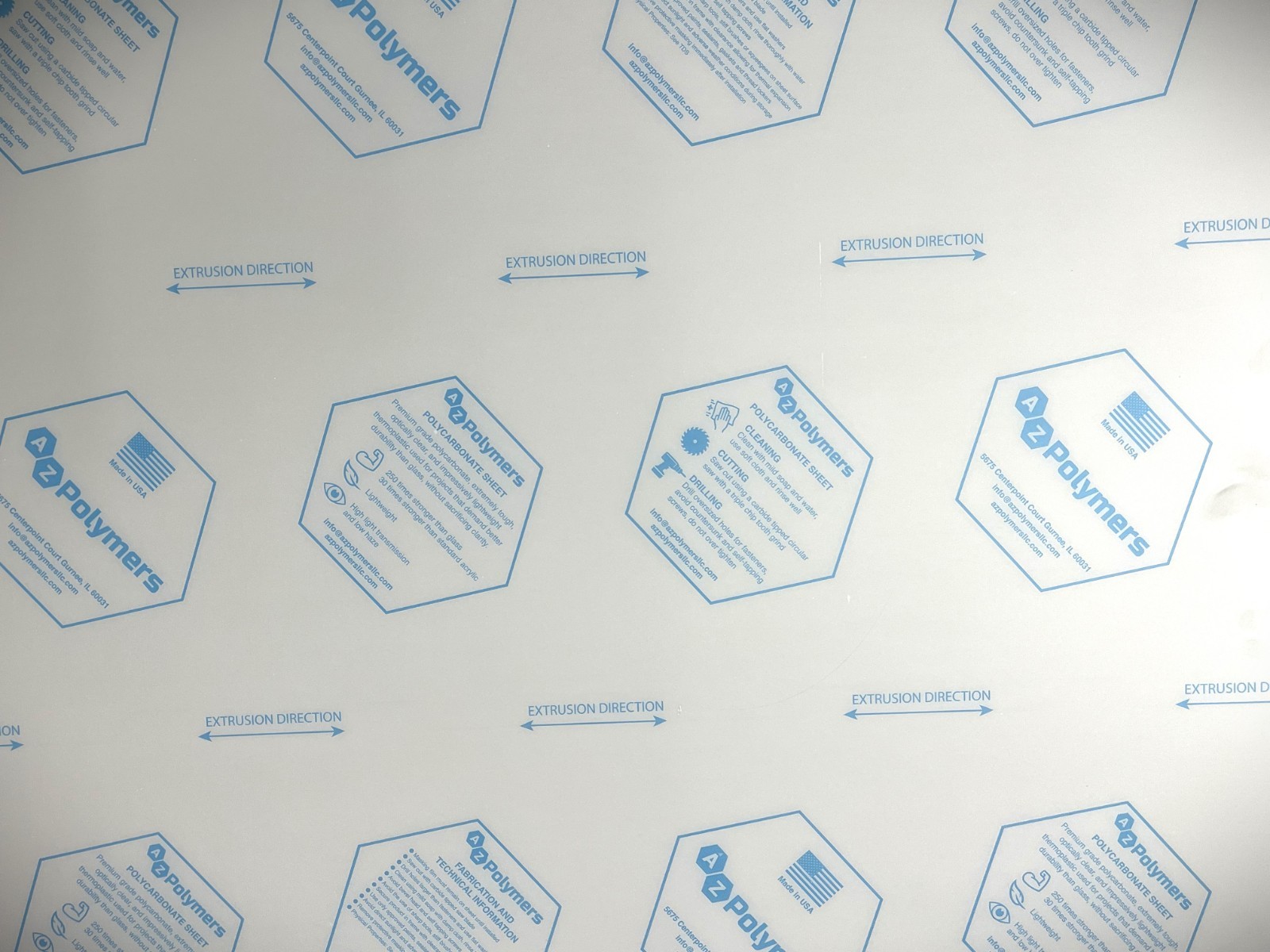 Snow-Way Blade Replacement Skin  Choose A Size  Polycarbonate