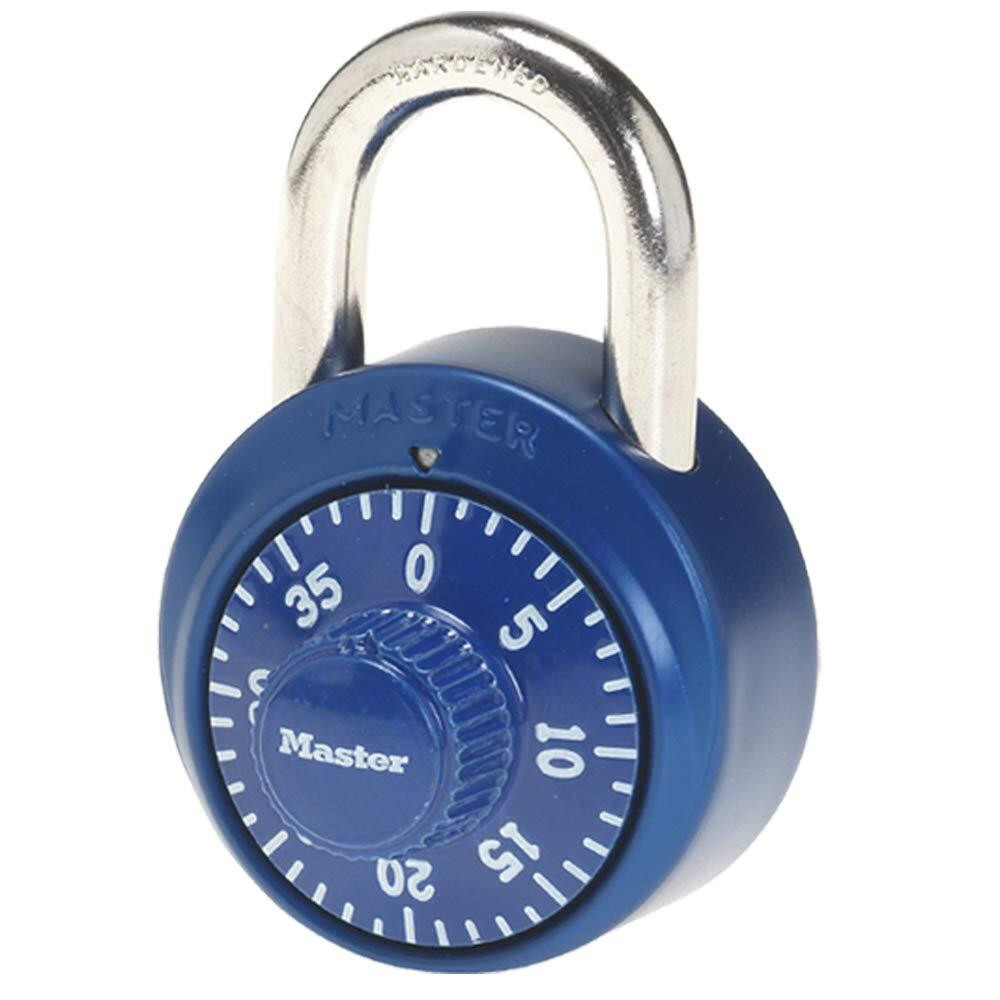 Master Lock 1530DCM Combination Padlock – Locker Lock, 1 Pack, Assorted Colors