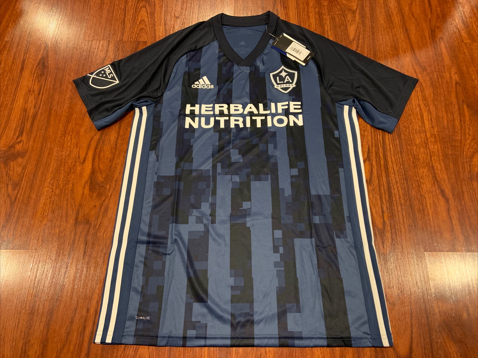 2019 Adidas Men’s Los Angels LA Galaxy Away Soccer Jersey Large L MLS US