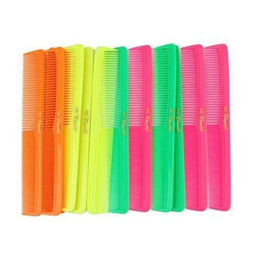 Cleopatra Neon Mix Styling Combs #400- 1 Dozen
