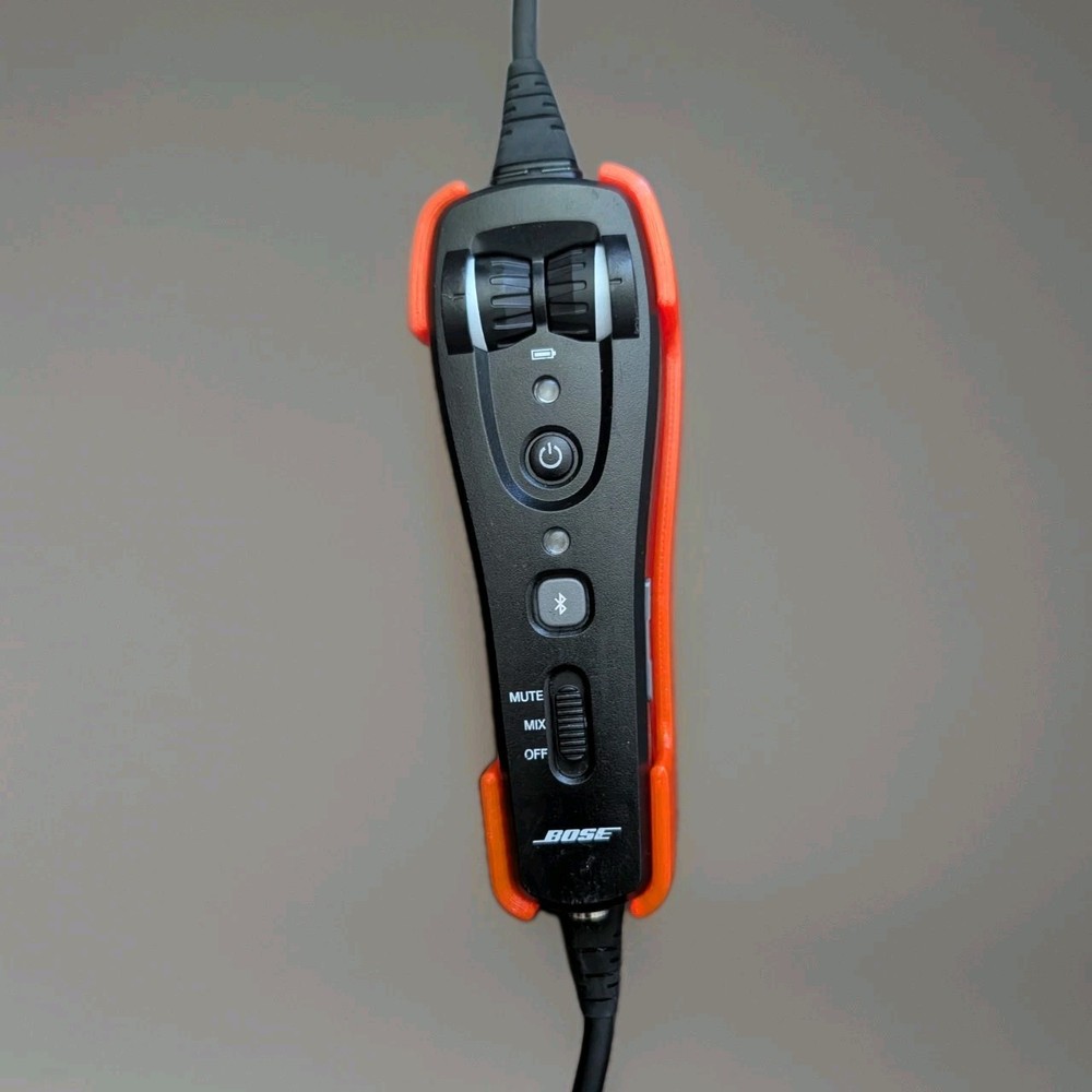 Mounting Bracket for Bose A20 Aviation Headset Controller Holder