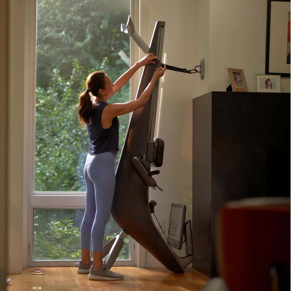 Rower Upright Storage Kit - Wall Mount for Vertical Space Saving