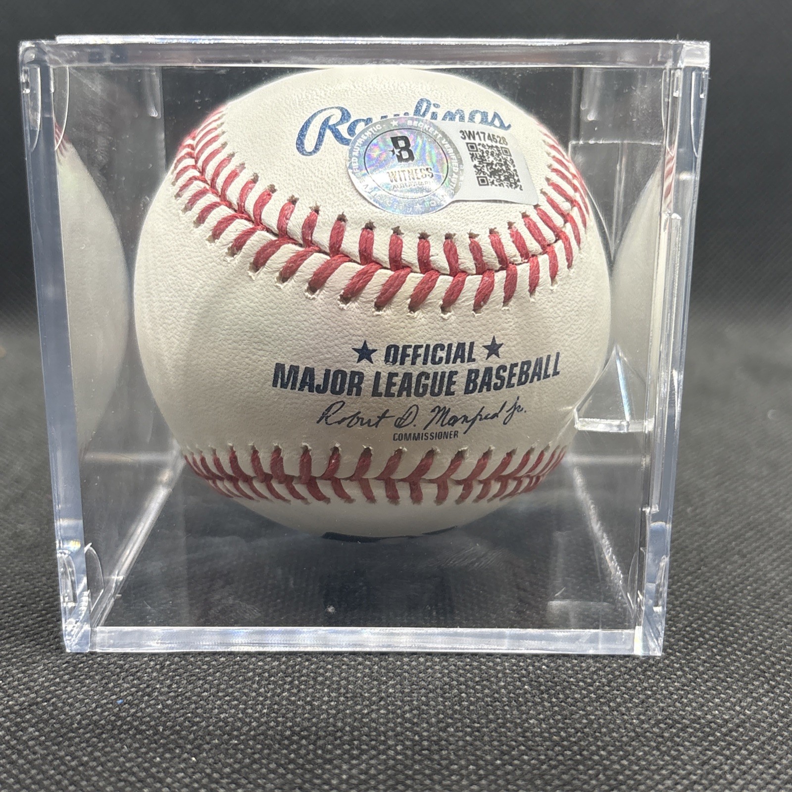 Wilyer Abreu Red Sox Auto Signed MLB Baseball Beckett Witness Hologram