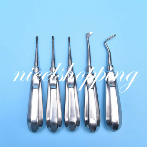 10Pcs/set Dental Stainless Luxation Tooth Extraction Root Elevators Luxating Ele